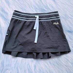 FILA Sport Black Pleated Mini Skort Tennis Golf Pickleball Shorts - Size Medium